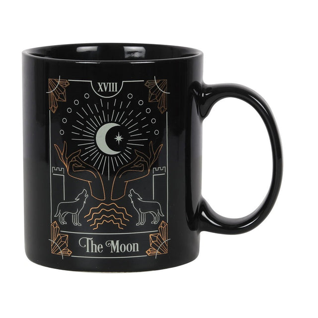 11 oz Ceramic Tarot Card Mug - The Moon - Magick Magick.com