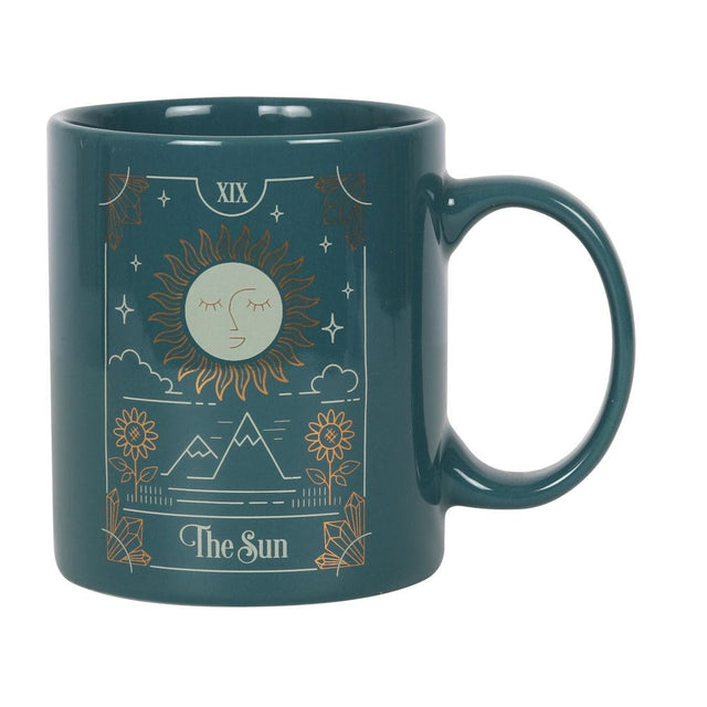 11 oz Ceramic Tarot Card Mug - The Sun - Magick Magick.com