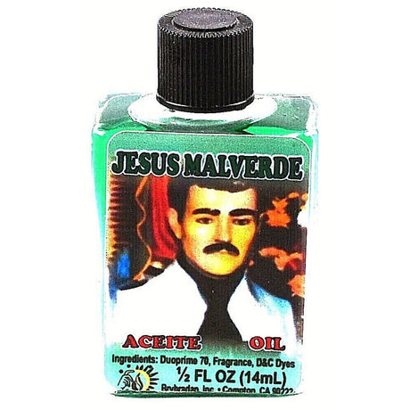 1/2 oz Brybradan Spiritual Oil - Jesus Malverde - Magick Magick.com