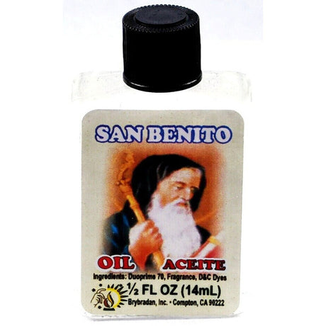 1/2 oz Brybradan Spiritual Oil - St. Benedict - Magick Magick.com