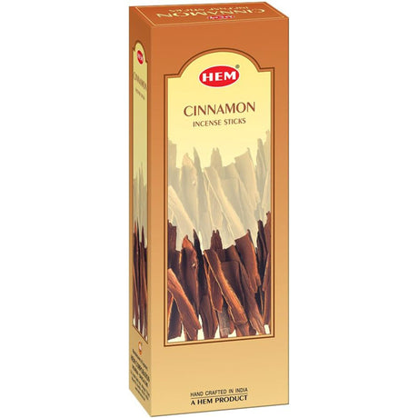 16" Cinnamon Jumbo Hem Incense Sticks (6 Pack Case - 10 Sticks Each Pack) - Magick Magick.com