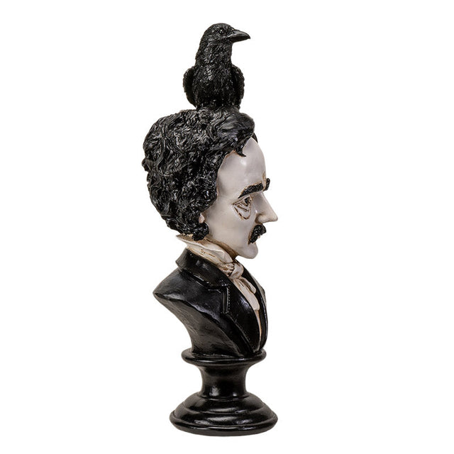 16" Edgar Allen Poe Bust Statue - Magick Magick.com