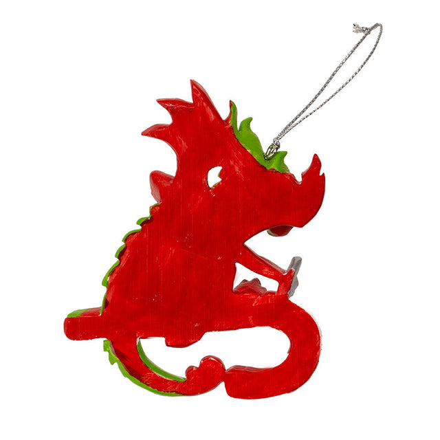 4" Candy Cane Dragon Ornament by Ruth Thompson - Magick Magick.com