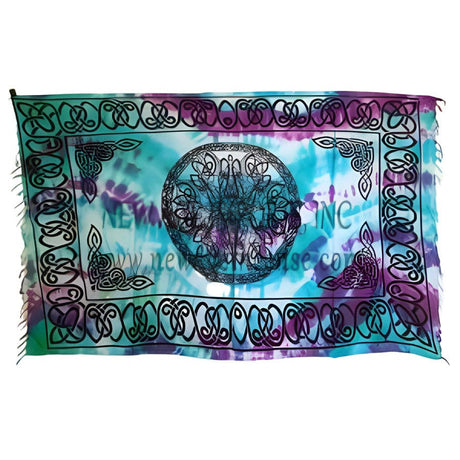 44" x 72" Knot Mandala Tie Dye Tapestry - Magick Magick.com