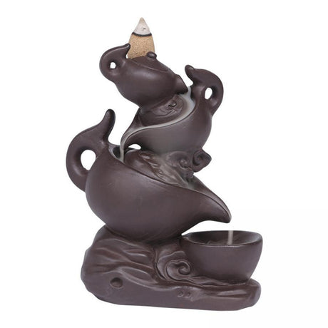 5" Tea Pot Backflow Cone Incense Burner - Magick Magick.com