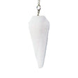6-Sided Pendulum - White Agate - Magick Magick.com
