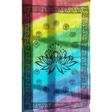 72" x 108" Lotus Chakra Tapestry - Magick Magick.com