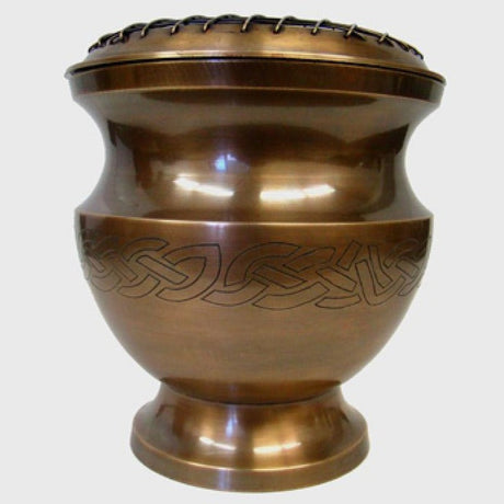 8" Celtic Brass Censer Charcoal Burner - Magick Magick.com