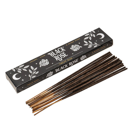 Black Rose Twilight Blush Incense Sticks (15 Sticks) - Magick Magick.com