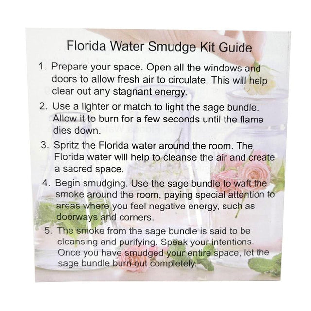 Florida Water Smudging Kit - Magick Magick.com