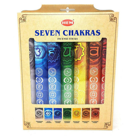 Hem Seven Chakras Incense Gift Set (Set of 7) - Magick Magick.com