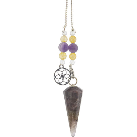 Hexagonal Pendulum - Sacred 7 with Seed of Life - Magick Magick.com