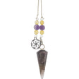 Hexagonal Pendulum - Sacred 7 with Seed of Life - Magick Magick.com