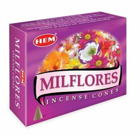 Milflores HEM Cone Incense (10 Cones) - Magick Magick.com