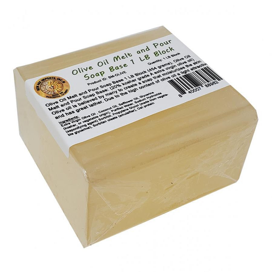Olive Oil Melt and Pour Block Soap Base from
