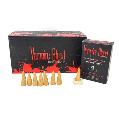 Vampire Blood Incense Fangs (10 cones) - Magick Magick.com
