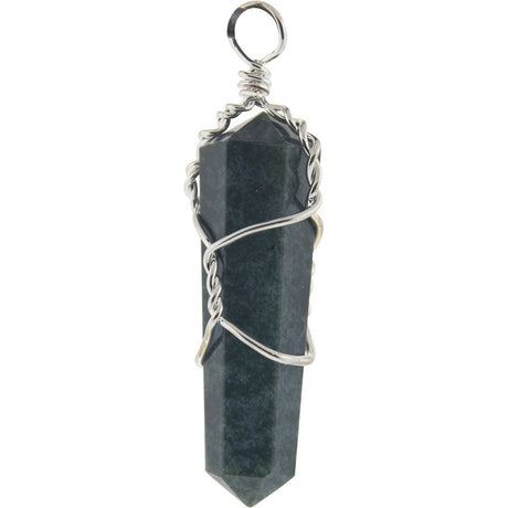 Wire Wrapped Point Pendant (Assorted Stone) - Magick Magick.com