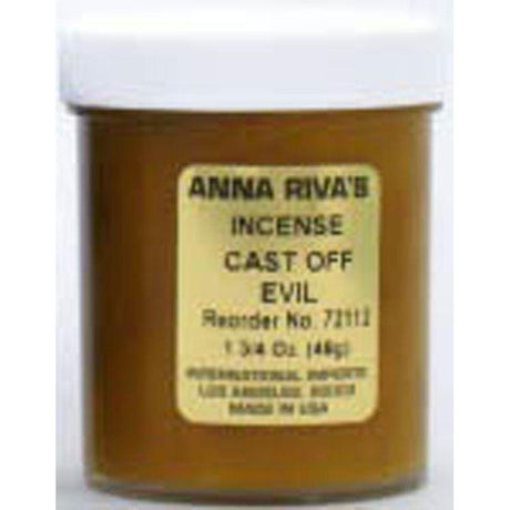1 3/4 oz Anna Riva Incense Powder - Cast Off Evil - Magick Magick.com
