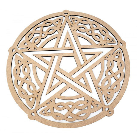 12" Hanging Decor DIY Coloring - Pentagram - Magick Magick.com