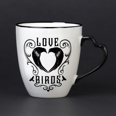 12 oz Ceramic Mug Set - Love Birds - Magick Magick.com