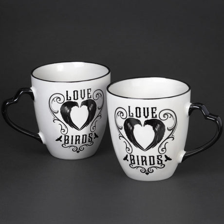 12 oz Ceramic Mug Set - Love Birds - Magick Magick.com