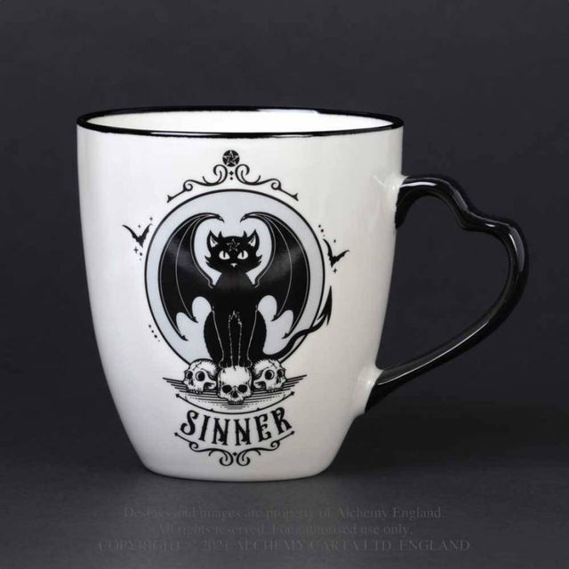 12 oz Ceramic Mug Set - Saint & Sinner - Magick Magick.com