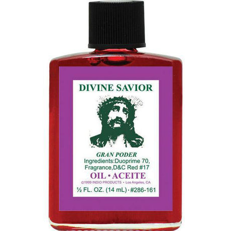 1/2 oz Indio Oil - Divine Savior - Magick Magick.com