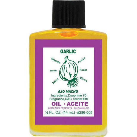 1/2 oz Indio Oil - Garlic - Magick Magick.com