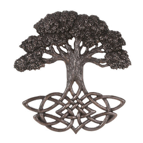 13" Tree of Life Wall Plaque in Bronze - Magick Magick.com