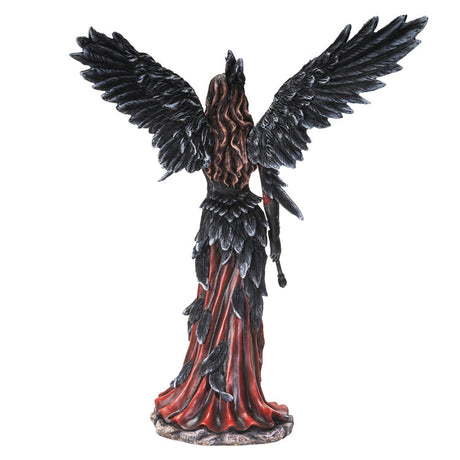 13.75" Fairy Statue - Trainer of Raven Crow Fairy - Magick Magick.com