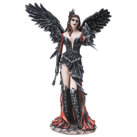 13.75" Fairy Statue - Trainer of Raven Crow Fairy - Magick Magick.com