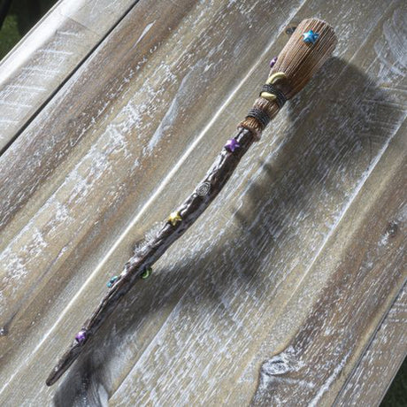 14" Mystical Wand - Witch Broom - Magick Magick.com
