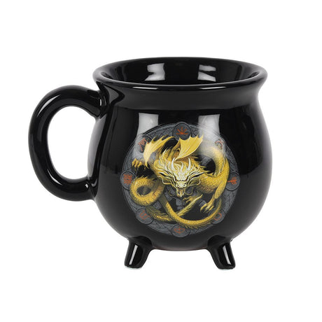 16 oz Anne Stokes Ceramic Color Changing Cauldron Mug - Imbolc - Magick Magick.com