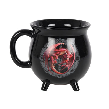 16 oz Anne Stokes Ceramic Color Changing Cauldron Mug - Lammas - Magick Magick.com