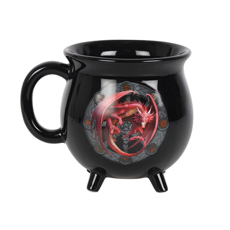 16 oz Anne Stokes Ceramic Color Changing Cauldron Mug - Lammas - Magick Magick.com
