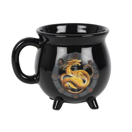 16 oz Anne Stokes Ceramic Color Changing Cauldron Mug - Litha - Magick Magick.com