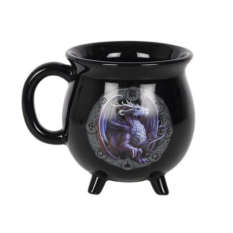 16 oz Anne Stokes Ceramic Color Changing Cauldron Mug - Samhain - Magick Magick.com