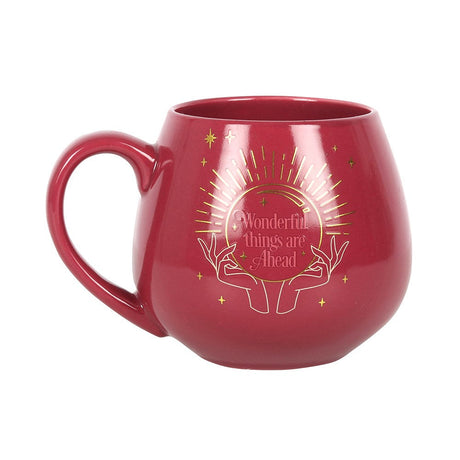 16 oz Ceramic Color Changing Mug - Fortune Teller Pink - Magick Magick.com