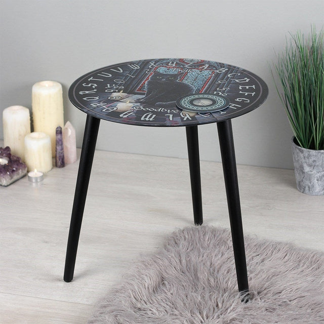 16.25" Sacred Circle Glass Spirit Board Table - Magick Magick.com