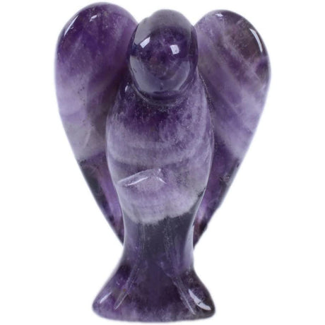 1.5" Carved Figurine Angel - Amethyst - Magick Magick.com