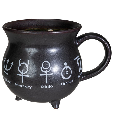 32 oz Cauldron Ceramic Porcelain Mug Soup Bowl - Alchemy - Magick Magick.com