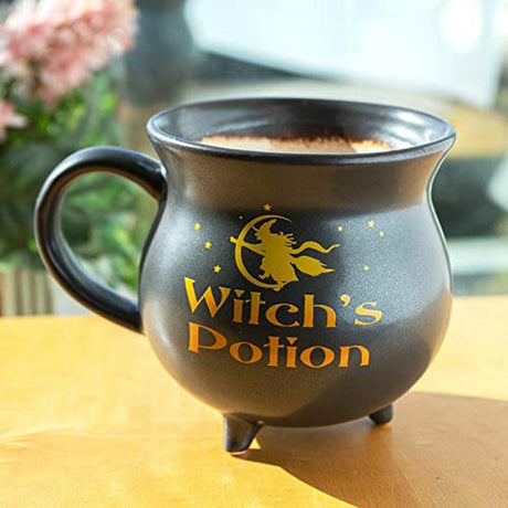 32 oz Cauldron Ceramic Porcelain Mug Soup Bowl - Witch's Potion - Magick Magick.com
