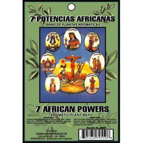 3/4 oz Aromatic Bath Herbs 7 African Powers - Magick Magick.com