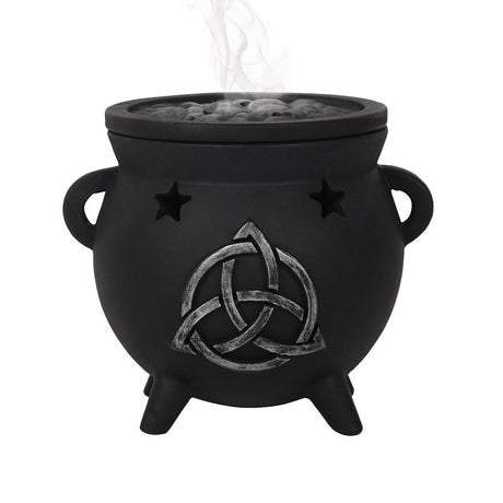 3.9" Triquetra Cauldron Cone Incense Burner - Magick Magick.com