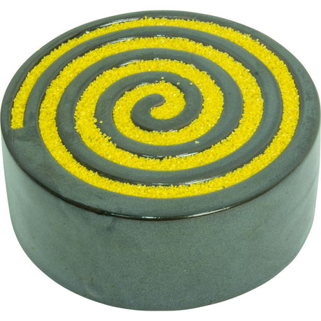 4" Ceramic Powder Incense Burner - Spiral - Magick Magick.com