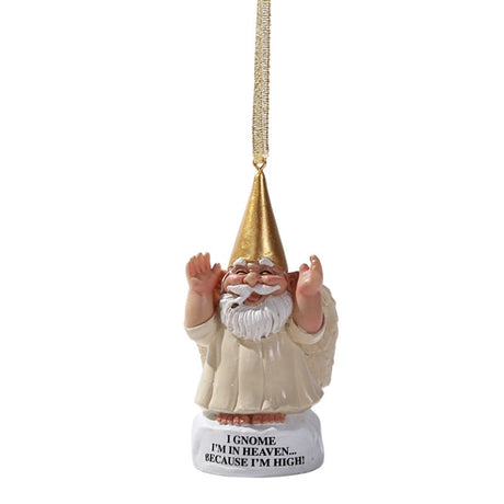4" Tree Ornament - Gnome Heaven Angel - Magick Magick.com