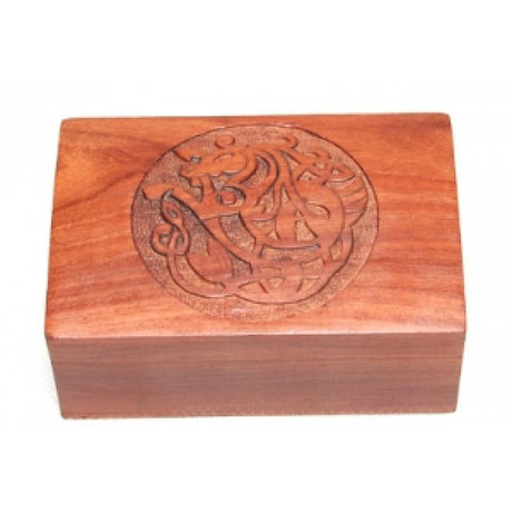 4" x 6" Celtic Horse Wood Box - Magick Magick.com