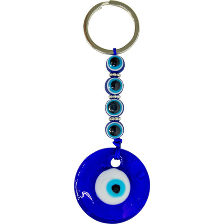 4.5" Evil Eye Talisman Key Ring - Evil Eye String - Magick Magick.com