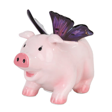6" Money Bank - Butterfly Piggy - Magick Magick.com
