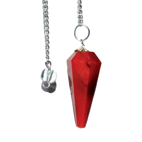 6-Sided Pendulum - Red Carnelian - Magick Magick.com